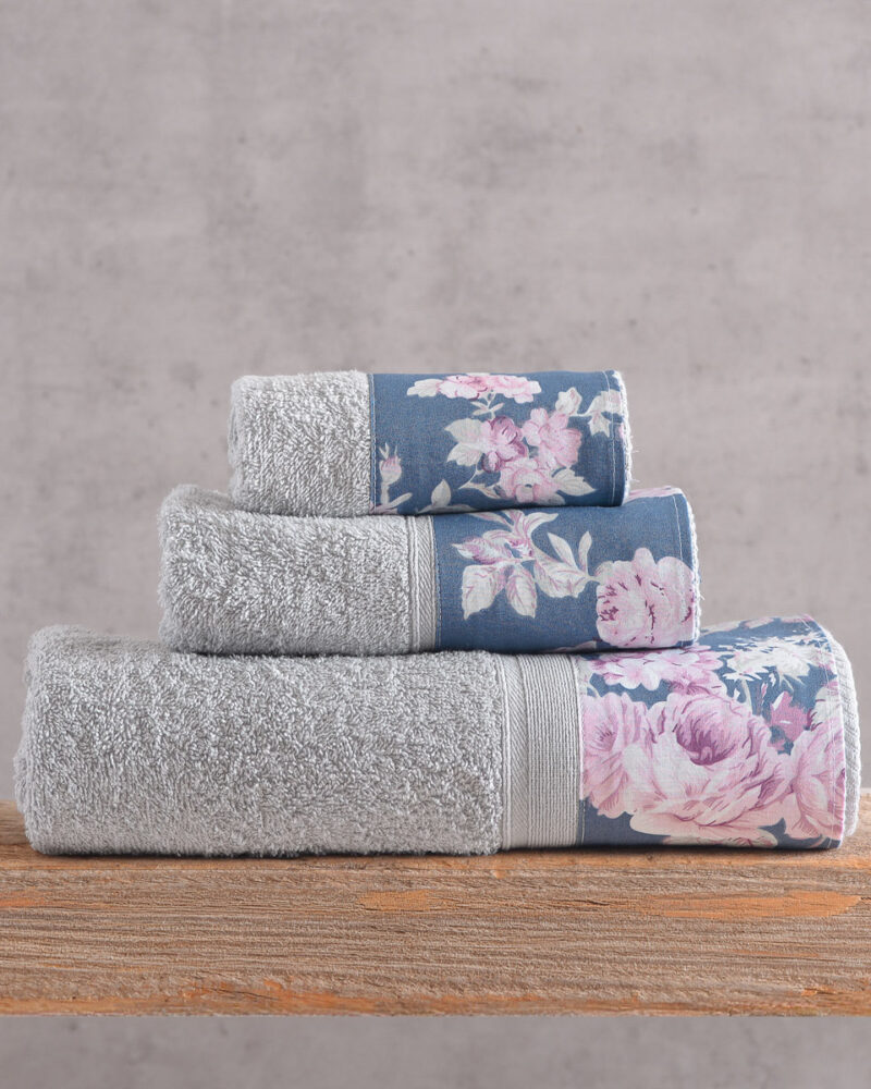 SPRINGTIME ΓΚΡΙ-ΜΠΛΕ ΣΚΟΥΡΟ - ΣΕΤ ΠΕΤΣΕΤΕΣ 3ΤΕΜ.