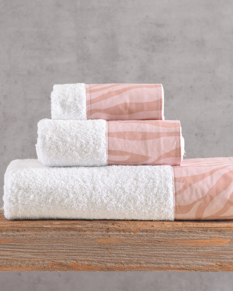 TRISHA ΛΕΥΚΟ-ΡΟΖ - ΣΕΤ ΠΕΤΣΕΤΕΣ 3ΤΕΜ.